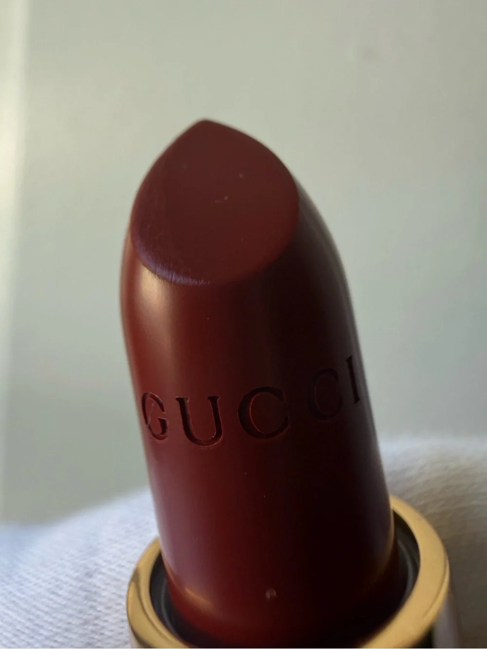 GUCCI Women NEW Rouge À Lèvres Satin Lipstick 505 Janet Rust Luxury